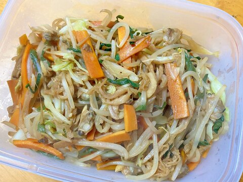 まるで焼きそば!?切り干し大根のソース炒め